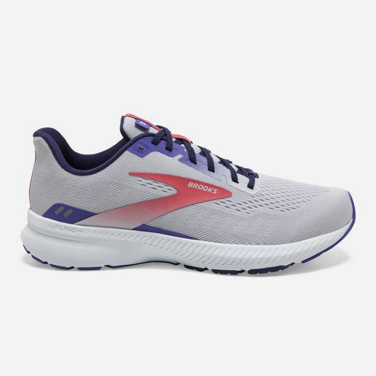 Brooks Launch 8 NZ - Women's Light Cushion Road Running Shoes - Lavender Purple/Astral/Coral (69815-